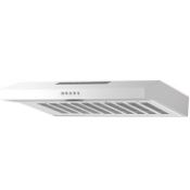 Boxed Vis60W 60Cm Slim Cooker Hood In White