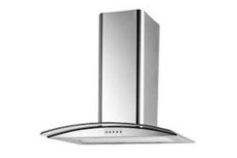 Boxed Cg60Sspf 60Cm Curved Glass Cooker Hood