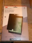 Lot To Contain Ten Brand New 3M iPad Air 1 Or iPad Air 2 Black Privacy Filter Screens