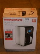 Boxed Morphy Richards Digital Pour Over Filter Coffee Machine in Stainless Steel RRP £50