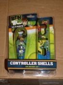 Lot To Contain Five Ben-10 Ultimate Alien Nintendo Wii Controller Shells