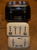 Lot to Contain 3 Assorted Breville and Morphy Richards 4 Slice Toasters RRP £40 Each