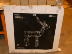 Boxed Luminao Outdoor And Indoor Led Deer RRP £120