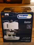 Boxed Delonghi Icona Vintage Cappuccino Coffee Maker RRP £135