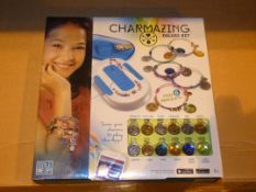 Lot To Contain Two Boxed Charmazing Deluxe Kit Make Your Own Charm Bracelets