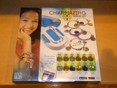 Lot To Contain Two Boxed Charmazing Deluxe Kit Make Your Own Charm Bracelets