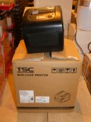 Lot To Contain Two Assorted Boxed And Unboxed Tsc Barcode Printers RRP £200 Each