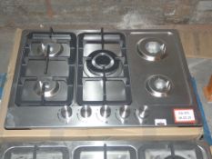 Boxed Stainless Steel Five Burner Natural Gas Hob