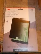 Lot To Contain Ten Brand New 3M iPad Air 1 Or iPad Air 2 Black Privacy Filter Screens
