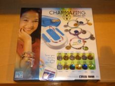 Lot To Contain Two Boxed Charmazing Deluxe Kit Make Your Own Charm Bracelets