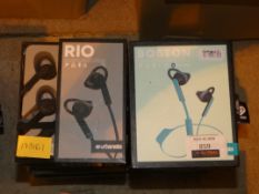 Ten Boxed Pairs Of Urbanester Bluetooth Headphones In Assorted Styles RRP £25 A Pair