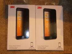 Lot To Contain Twenty Brand New 3M iPhone 7 Plus Privacy Screen Protectors