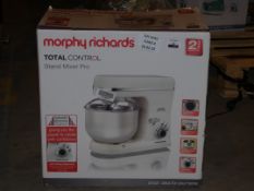 Boxed Morphy Richards Total Control Stand Mixer RRP £120