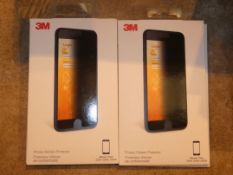 Lot To Contain Twenty Brand New 3M iPhone 7 Plus Privacy Screen Protectors