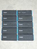 Lot To Contain Ten Unboxed Energiser Portable Battery Chargers