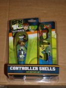 Lot To Contain Five Ben-10 Ultimate Alien Nintendo Wii Controller Shells