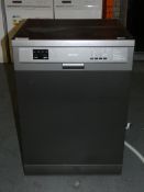 Sharp QW-DX26F418 AAA Rated Digital Display Silver Freestanding Dishwasher in Stainless Steel 12