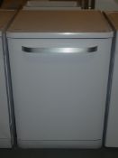 Sharp QW-DX41F47W AAA Rated Freestanding Under the Counter Dishwasher in White 12 Months