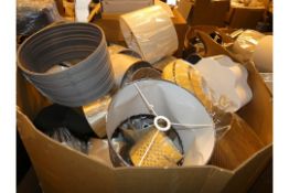 Pallet Containing Approx 40 - 50 Lamp Shades in Assorted Styles, Sizes and Colours