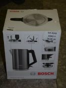 Boxed Bosch Styliss stainless steel Cordless Jug Kettle RRP £60