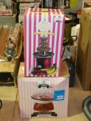 Boxed Assorted Items to Include Cookshop Candyfloss Maker and The Cookshop Chocolate Fountain