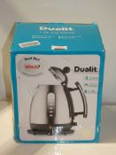 Boxed Dualit 1.5L Rapid Boil stainless steel Cordless Jug Kettle RRP £60