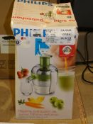 Boxed Phillips Whole Fruit Juicer RRP £60
