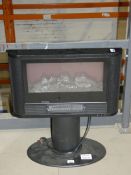 Freestanding Fireplace Effect Plug in Heater