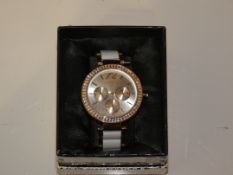 Boxed Lipsy Ladies Bracelet Strap Diamante Faced Designer Wrist Watch RRP £40