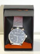 Bed Sherman Mesh Bracelet Strap Gents Designer Wrist Watch RRP £40