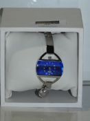 Boxed Storm Ladies Bangle Strap Blue Faced Designer Wrist Watch RRP £50