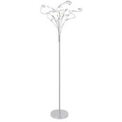 Boxed Home Collection Hannah Stainless Steel and Glass Floor Standing Light RRP £95