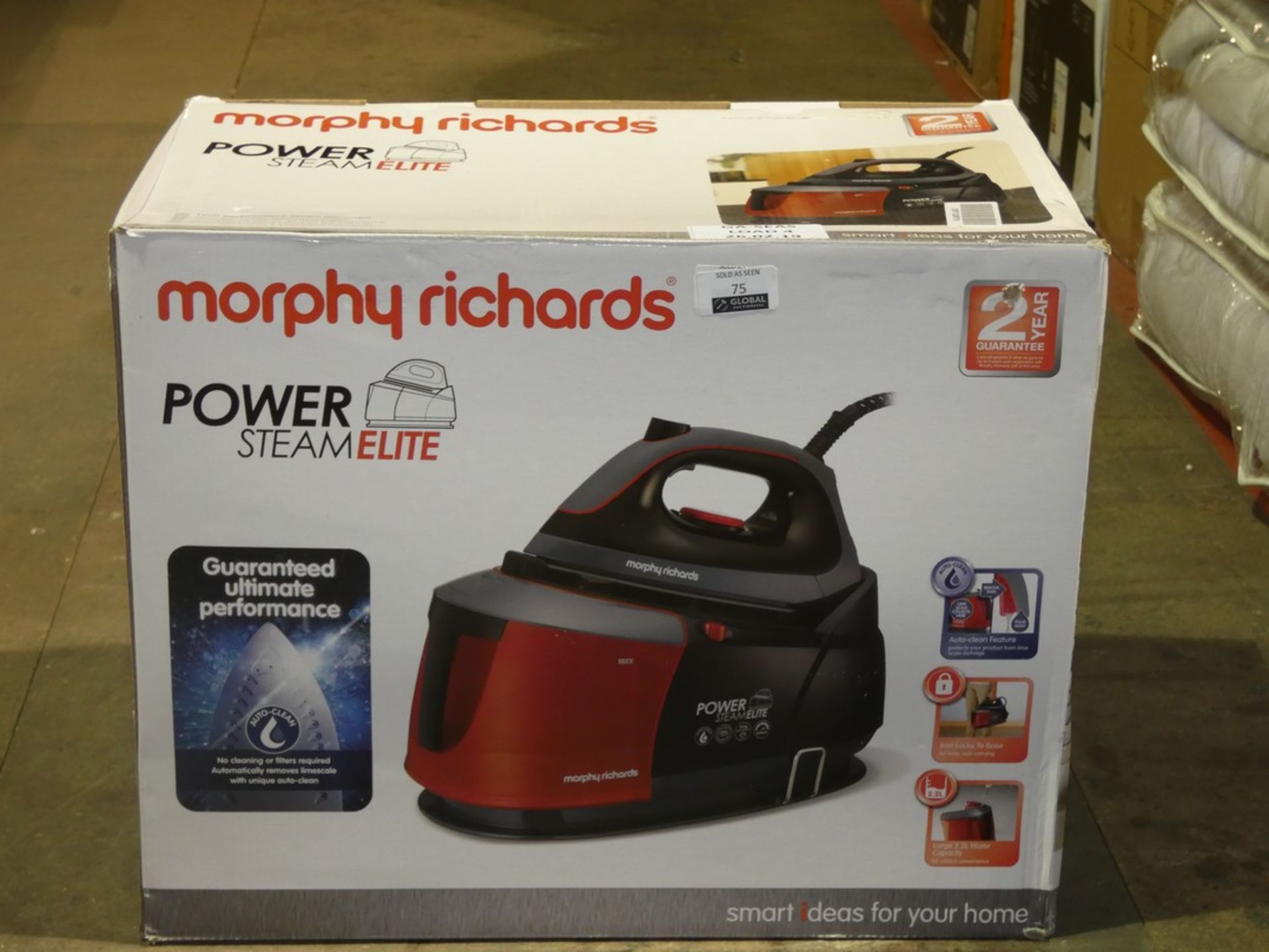 Boxed Morphy Richards Powersteam Elite Steam Generating Iron RRP £200