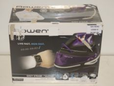 Boxed Rowenta Easy Steam Black and Purple Steam Generating Iron RRP £80