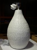 Boxed Ceramic Painted Base Lamp Base RRP £50