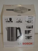 Boxed Bosch Stainless Steel 1.7L Cordless Jug Kettle RRP £65