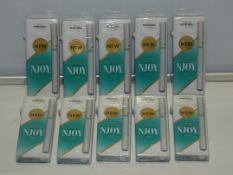 Brand New and Sealed NJOY Premium Electronic Gold Menthol Cigarettes RRP £6