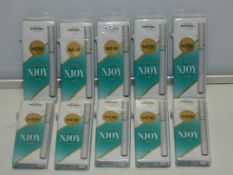 Brand New and Sealed NJOY Premium Electronic Gold Menthol Cigarettes RRP £6