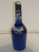 Bottles of Volare Blue Italian Liqueur RRP £30 Bottle