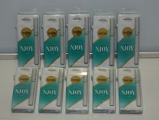 Brand New and Sealed NJOY Premium Electronic Gold Menthol Cigarettes RRP £6