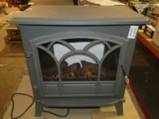 Freestanding Real Flame Effect Standing Heater