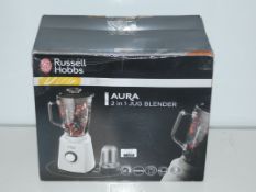 Boxed Russell Hobbs Aura 2 in 1 Glass Jug Blender RRP £50