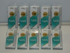 Brand New and Sealed NJOY Premium Electronic Gold Menthol Cigarettes RRP £6