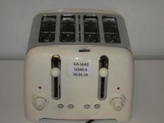 Dualit Stainless Steel and Cream 4 Slice Toaster