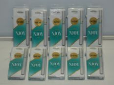 Brand New and Sealed NJOY Premium Electronic Gold Menthol Cigarettes RRP £6