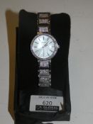 Boxed Seksy Diamante Ladies Silver Strap Wrist Watch RRP £45