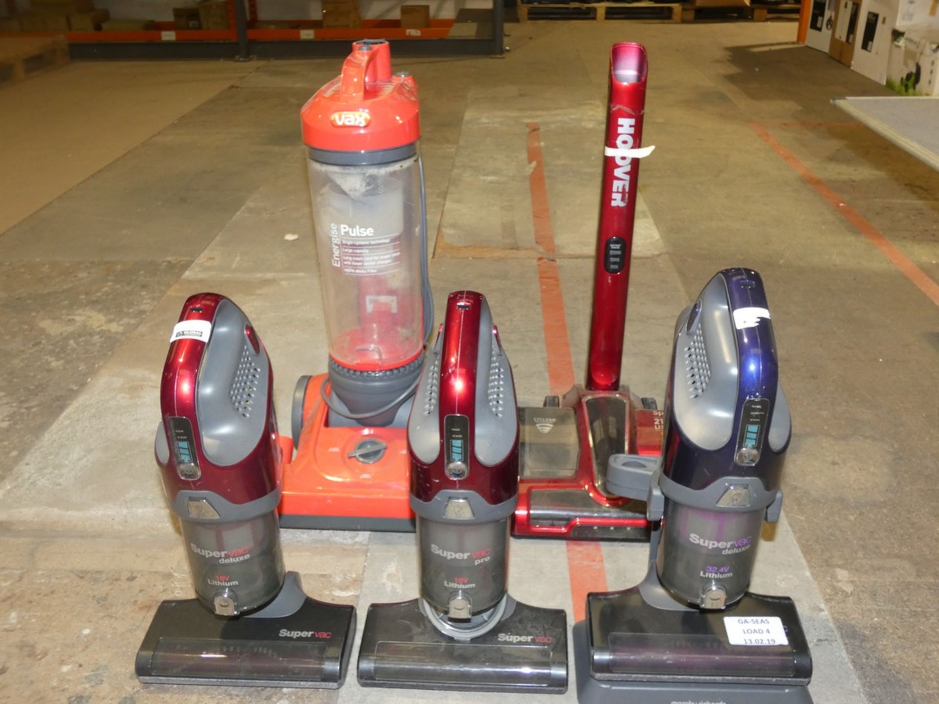 Assorted VAX, Hoover and Morphy Richards Part Lot Vacuum Cleaners