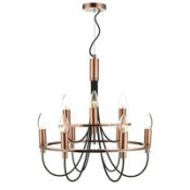 Boxed Home Collection Zach 9 Light Chandelier Ceiling Light RRP £195