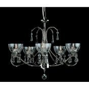 Glass 5 Light Chandelier RRP £180