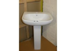 Boxed Solene Full Pedestal Sink Unit RRP £50